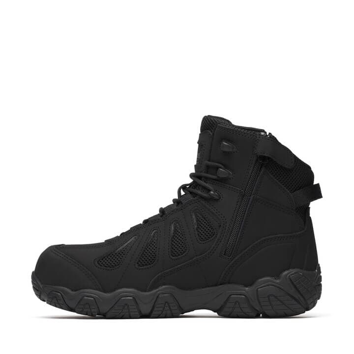 Thorogood Uniform Boots Fire_Safety_USA Thorogood Crosstrex Series Safety Toe Side Zip BBP Waterproof 6″ Hiker - Men's