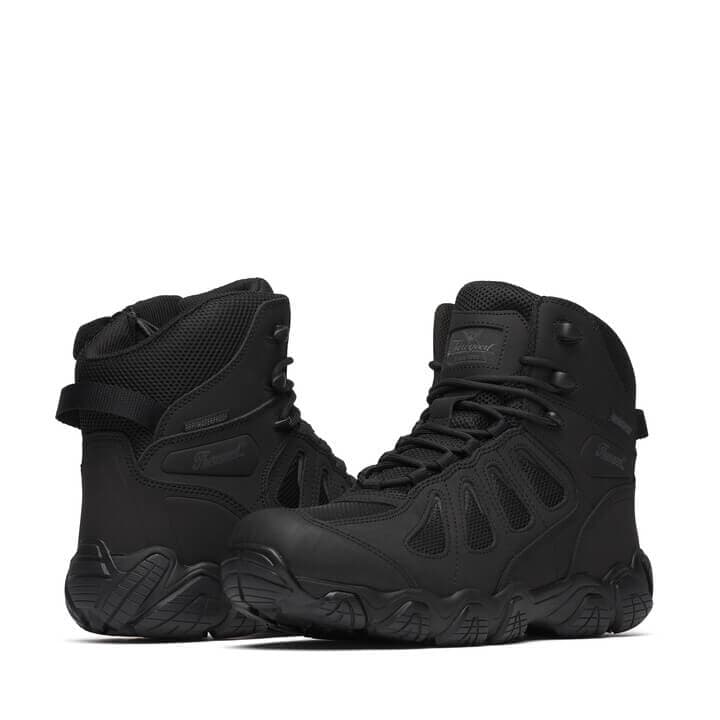 Thorogood Uniform Boots Fire_Safety_USA Thorogood Crosstrex Series Side Zip BBP Waterproof 6″ Hiker - Men's