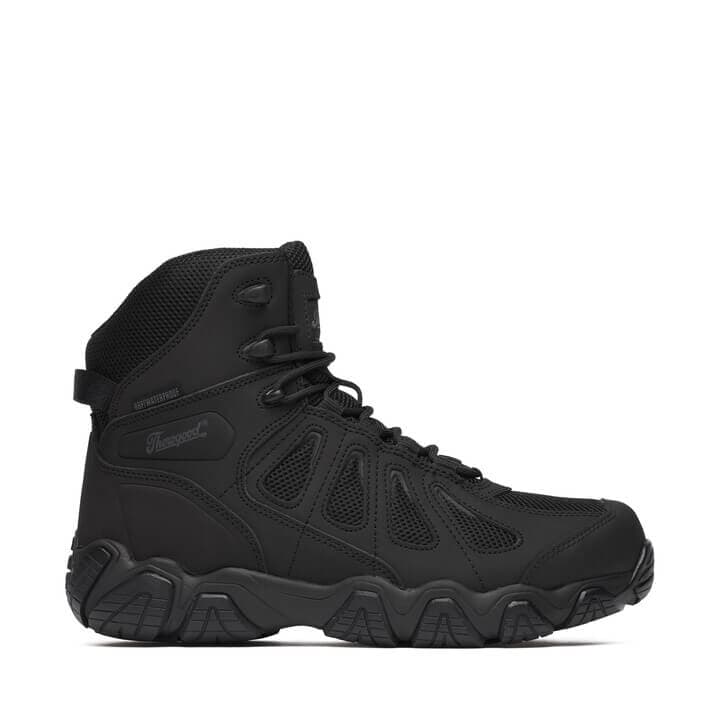 Thorogood Uniform Boots Fire_Safety_USA Thorogood Crosstrex Series Side Zip BBP Waterproof 6″ Hiker - Men's