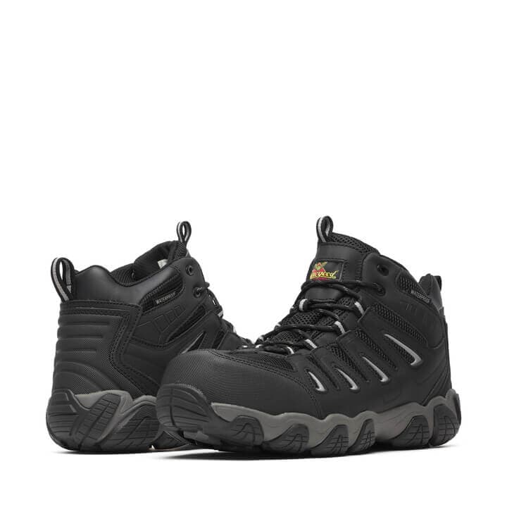 Thorogood Uniform Boots Fire_Safety_USA Thorogood Crosstrex Series Waterproof Mid Cut Safety Toe Hiker - Men's
