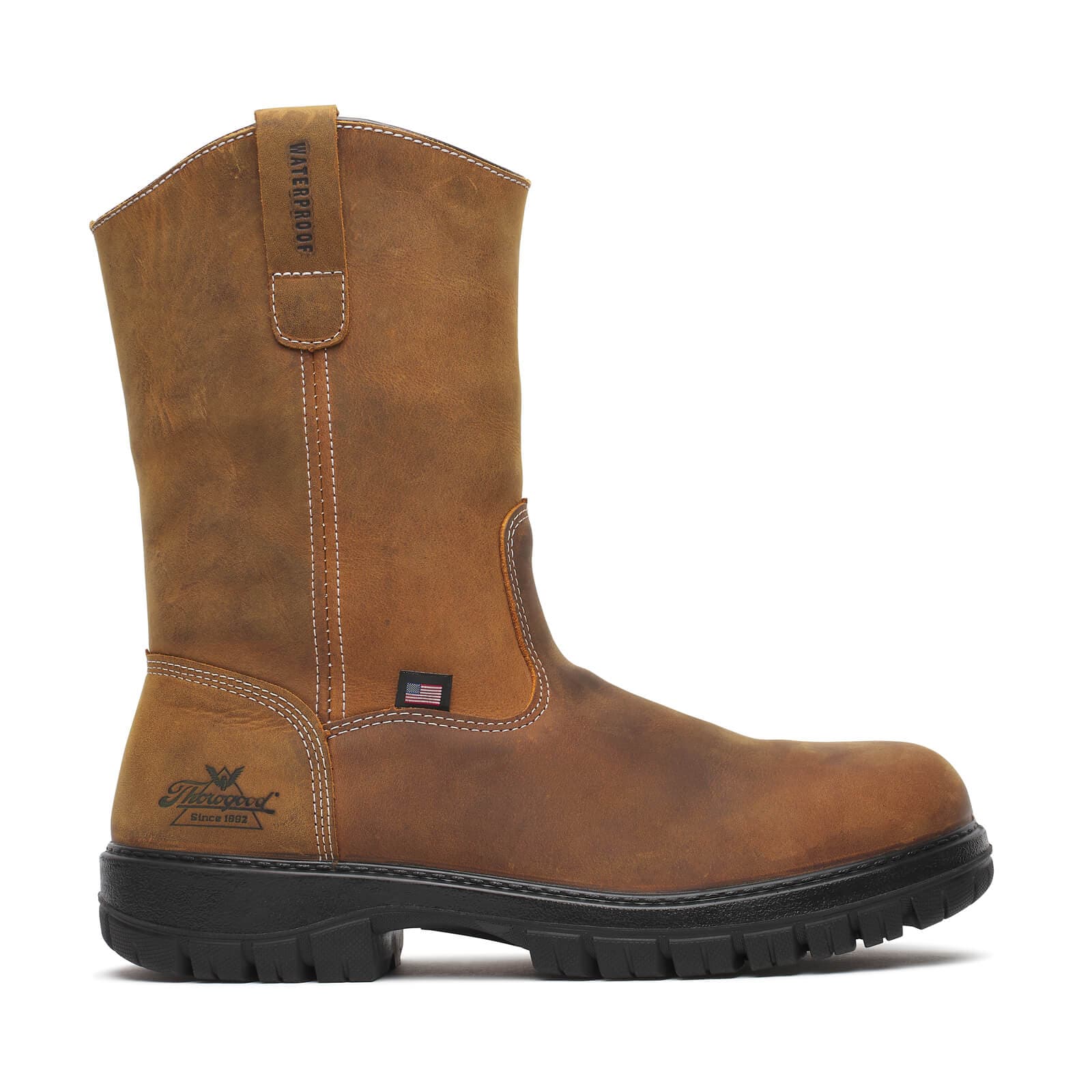 Thorogood Uniform Boots Fire_Safety_USA Thorogood Genesis Series 11″ Chestnut Waterproof - Men's