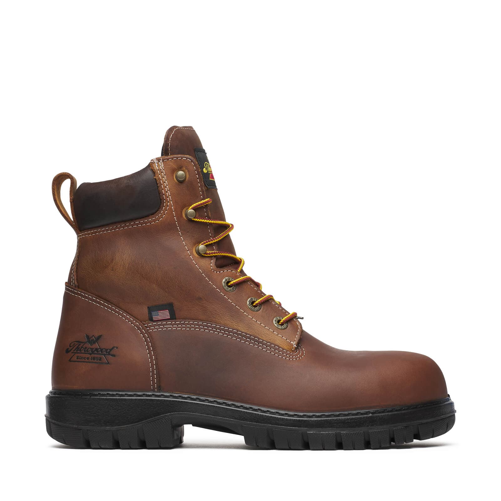 Thorogood Uniform Boots Fire_Safety_USA Thorogood Genesis Series 6″ Bourbon Nano Round Toe - Men's
