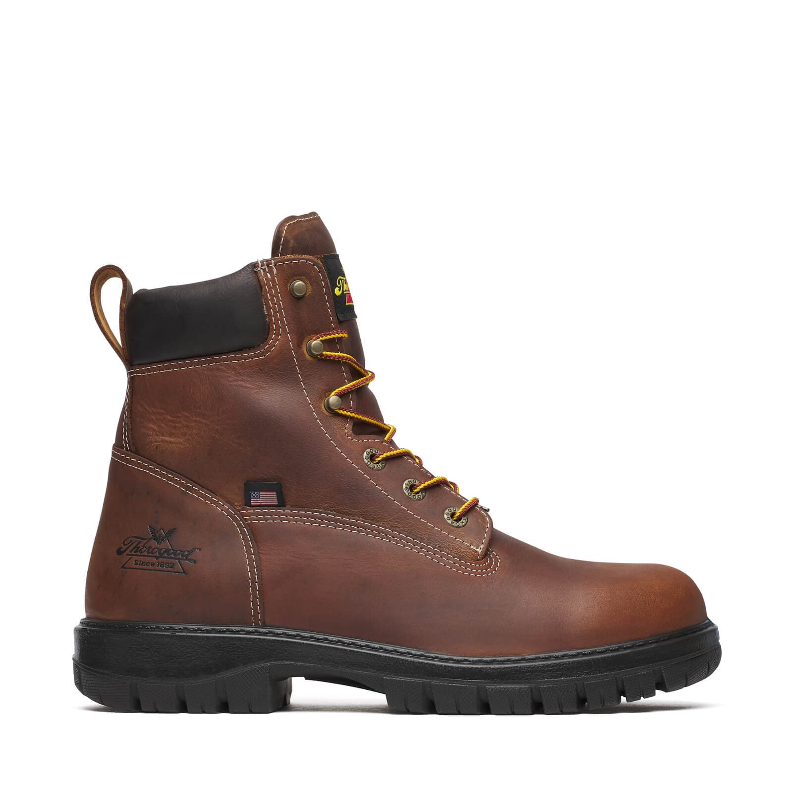 Thorogood Uniform Boots Fire_Safety_USA Thorogood Genesis Series 6″ Bourbon Round Toe - Men's