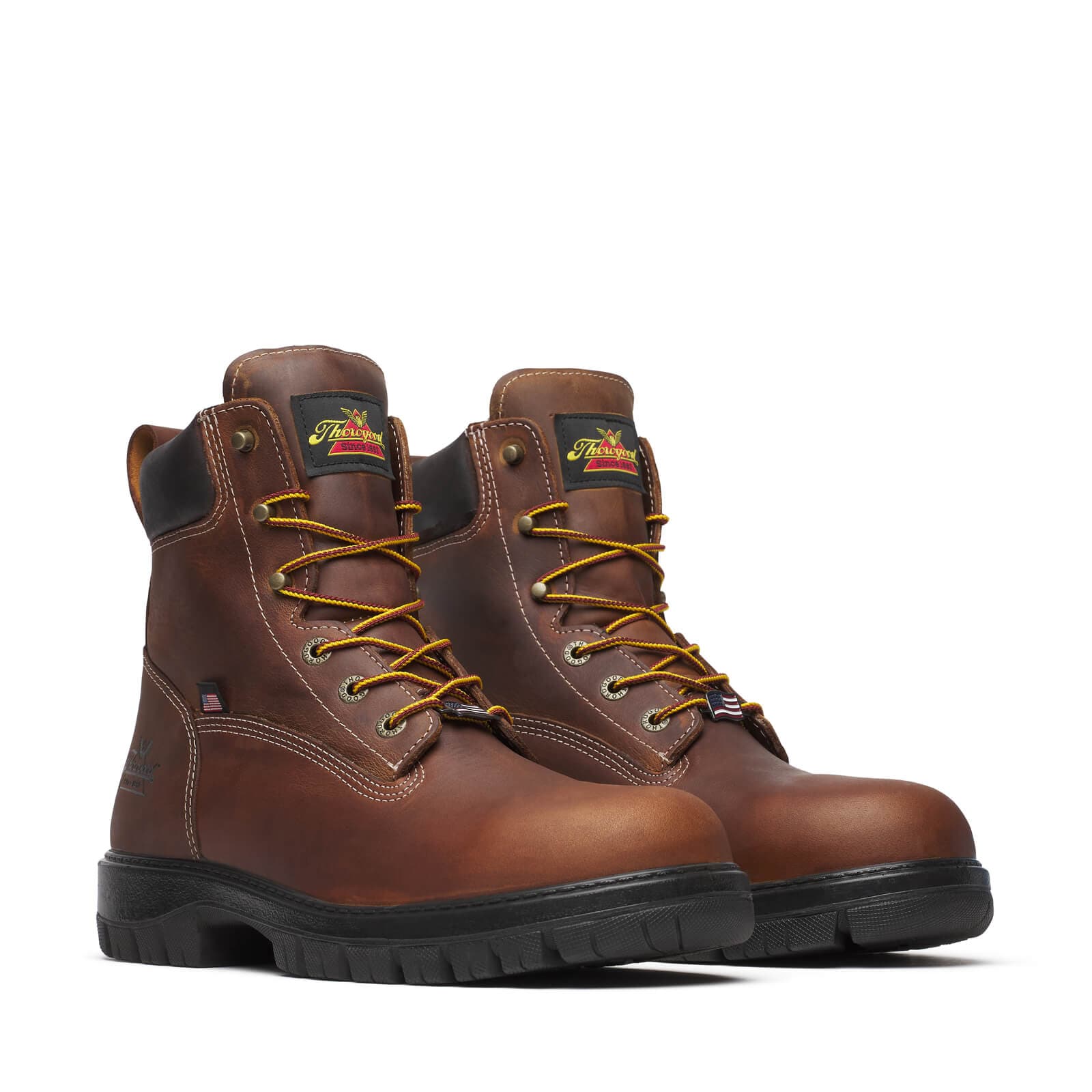 Thorogood Uniform Boots Fire_Safety_USA Thorogood Genesis Series 6″ Bourbon Round Toe - Men's