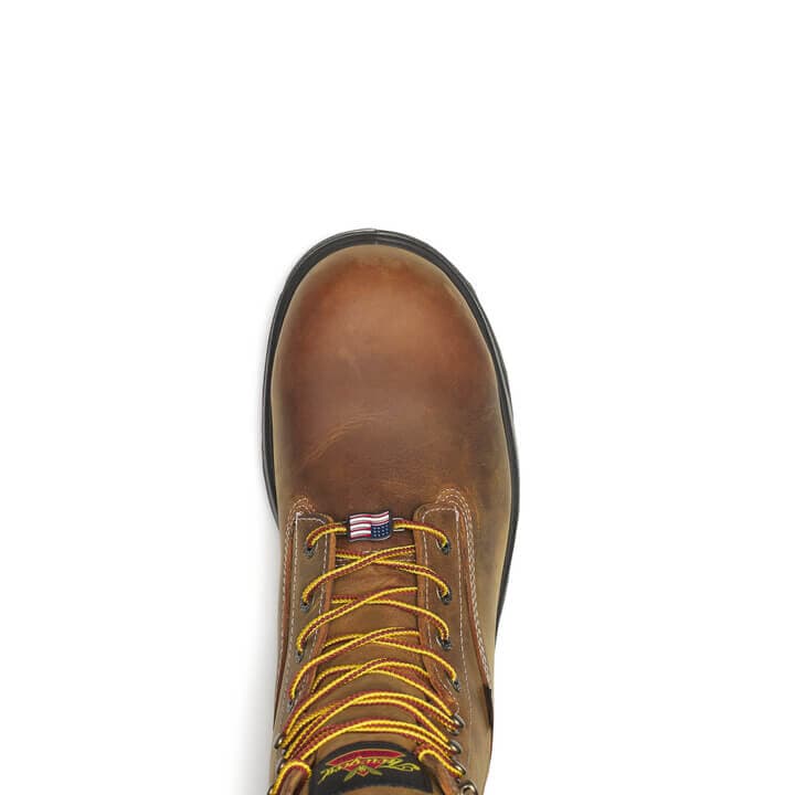 Thorogood Uniform Boots Fire_Safety_USA Thorogood Genesis Series 8″ Chestnut Nano Safety Toe Waterproof - Men's