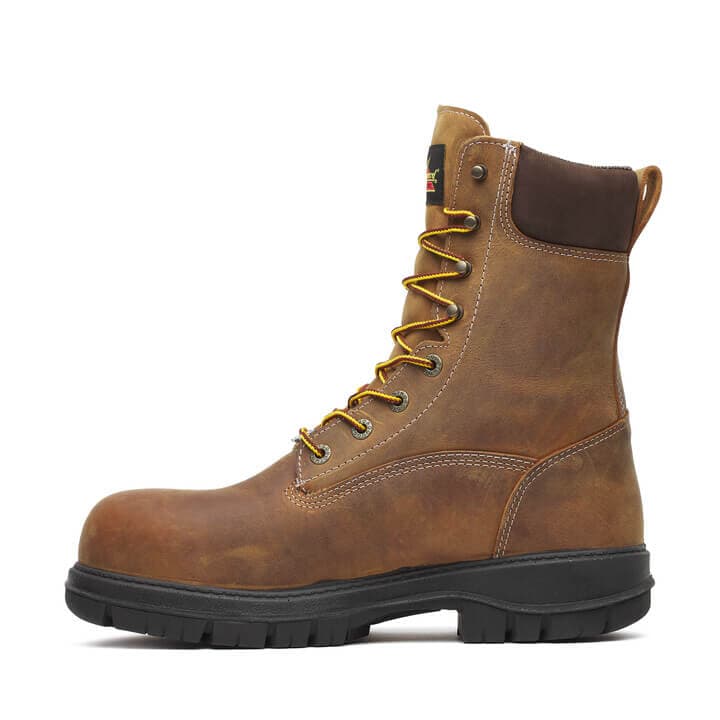 Thorogood Uniform Boots Fire_Safety_USA Thorogood Genesis Series 8″ Chestnut Nano Safety Toe Waterproof - Men's