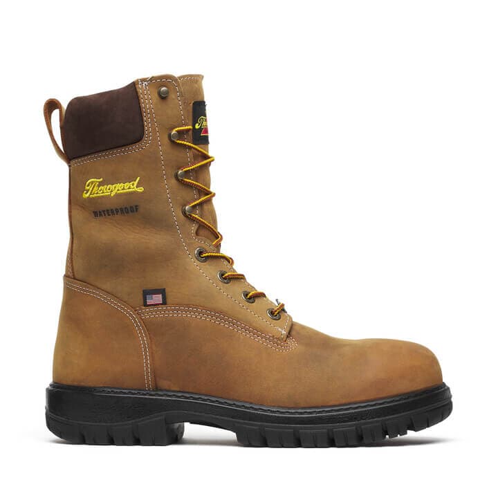 Thorogood Uniform Boots Fire_Safety_USA Thorogood Genesis Series 8″ Chestnut Waterproof- Men's