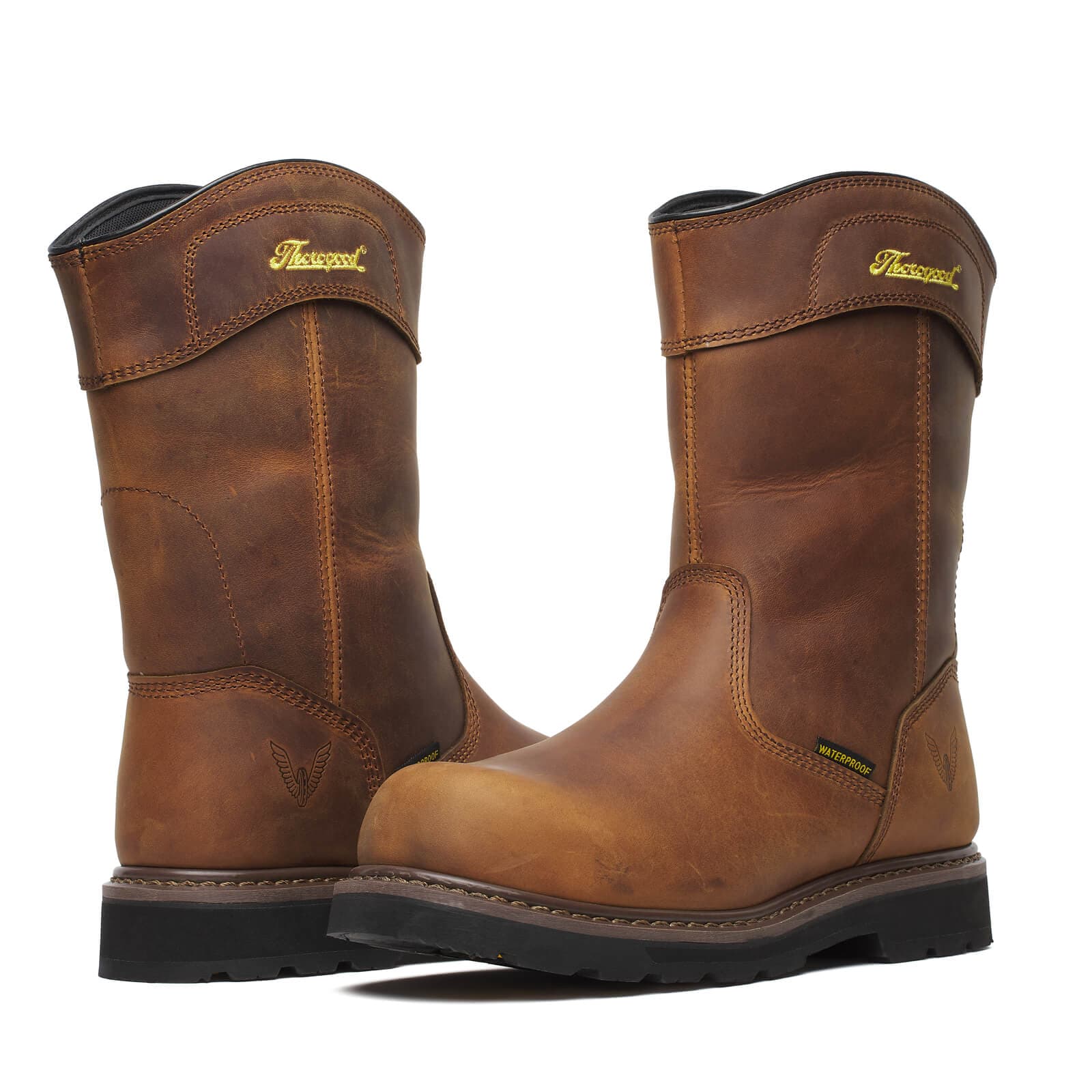 Thorogood Uniform Boots Fire_Safety_USA Thorogood Jobsite Series 11″ Crazy Horse Waterproof Safety Toe - Men's