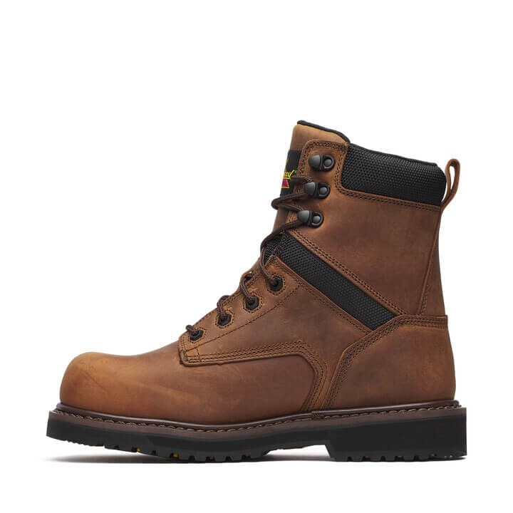 Thorogood Uniform Boots Fire_Safety_USA Thorogood Jobsite Series 8″ Crazy Horse Waterproof Safety Toe - Men's