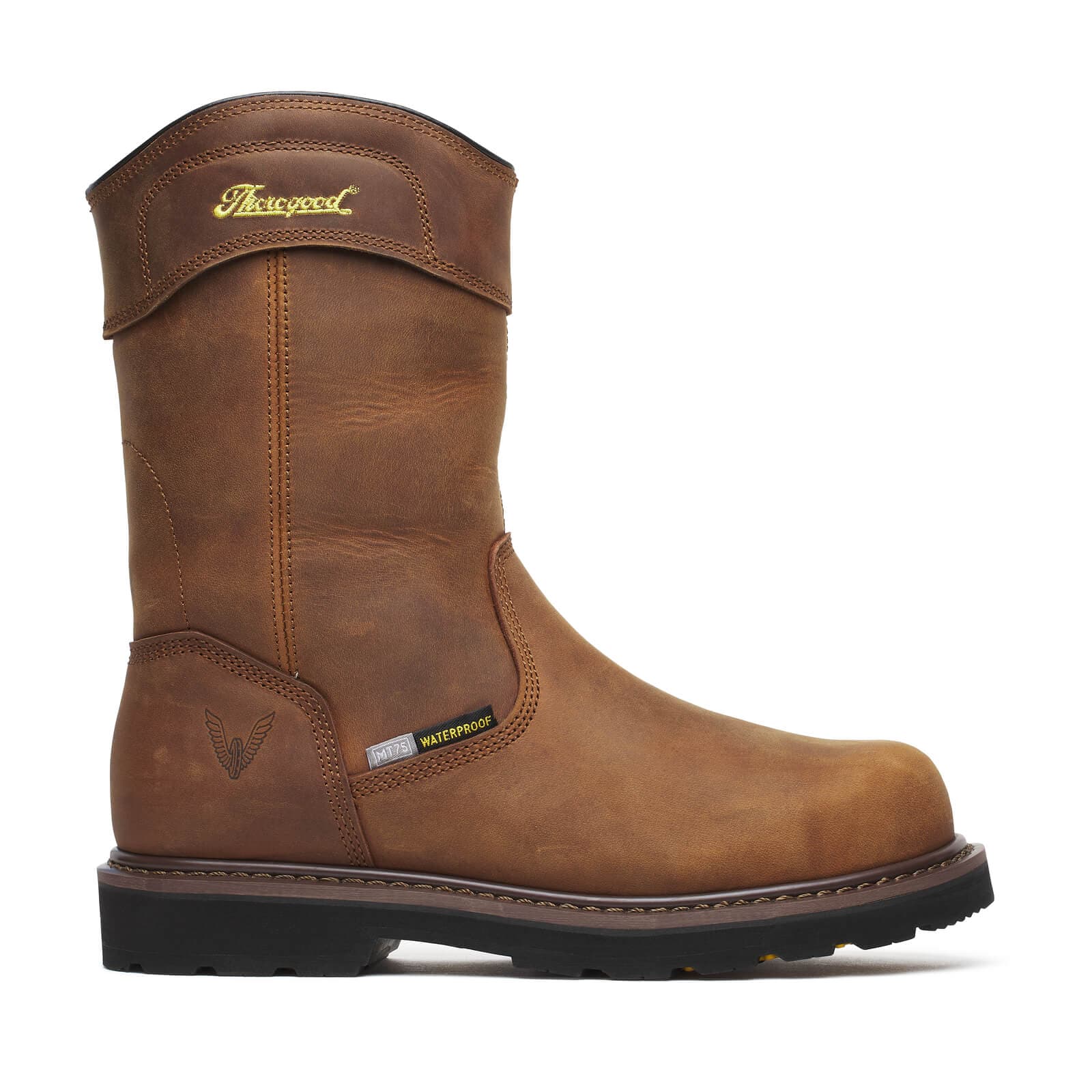 Thorogood Uniform Boots Fire_Safety_USA Thorogood Jobsite Series WP 11″ Crazy Horse Comp Round Toe - Men's