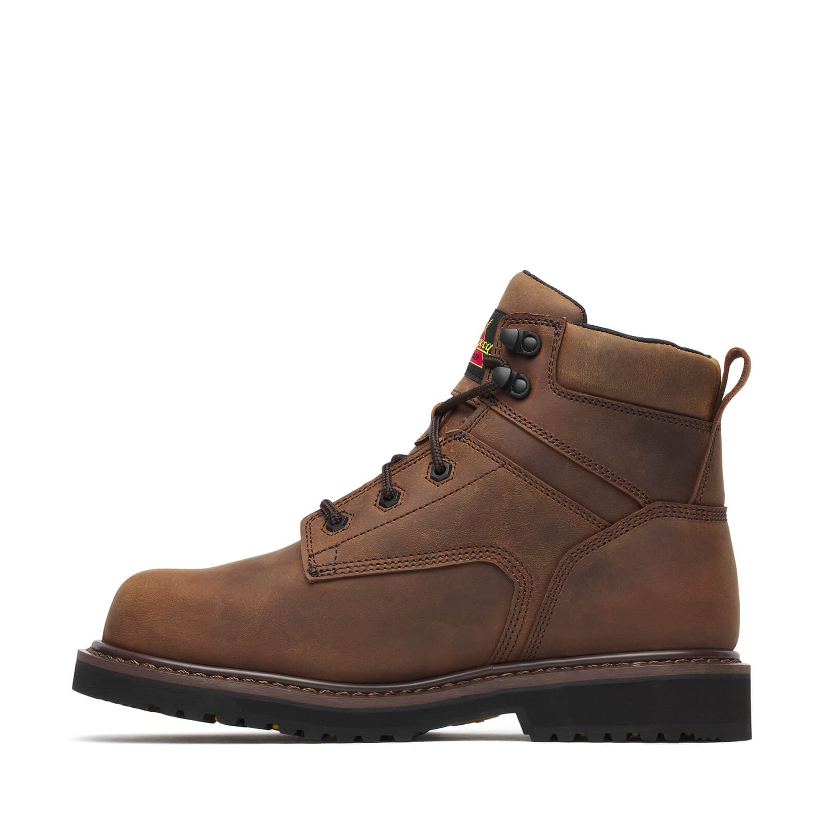 Thorogood Uniform Boots Fire_Safety_USA Thorogood Jobsite Series WP 6″ Crazy Horse Comp Round Toe - Men's