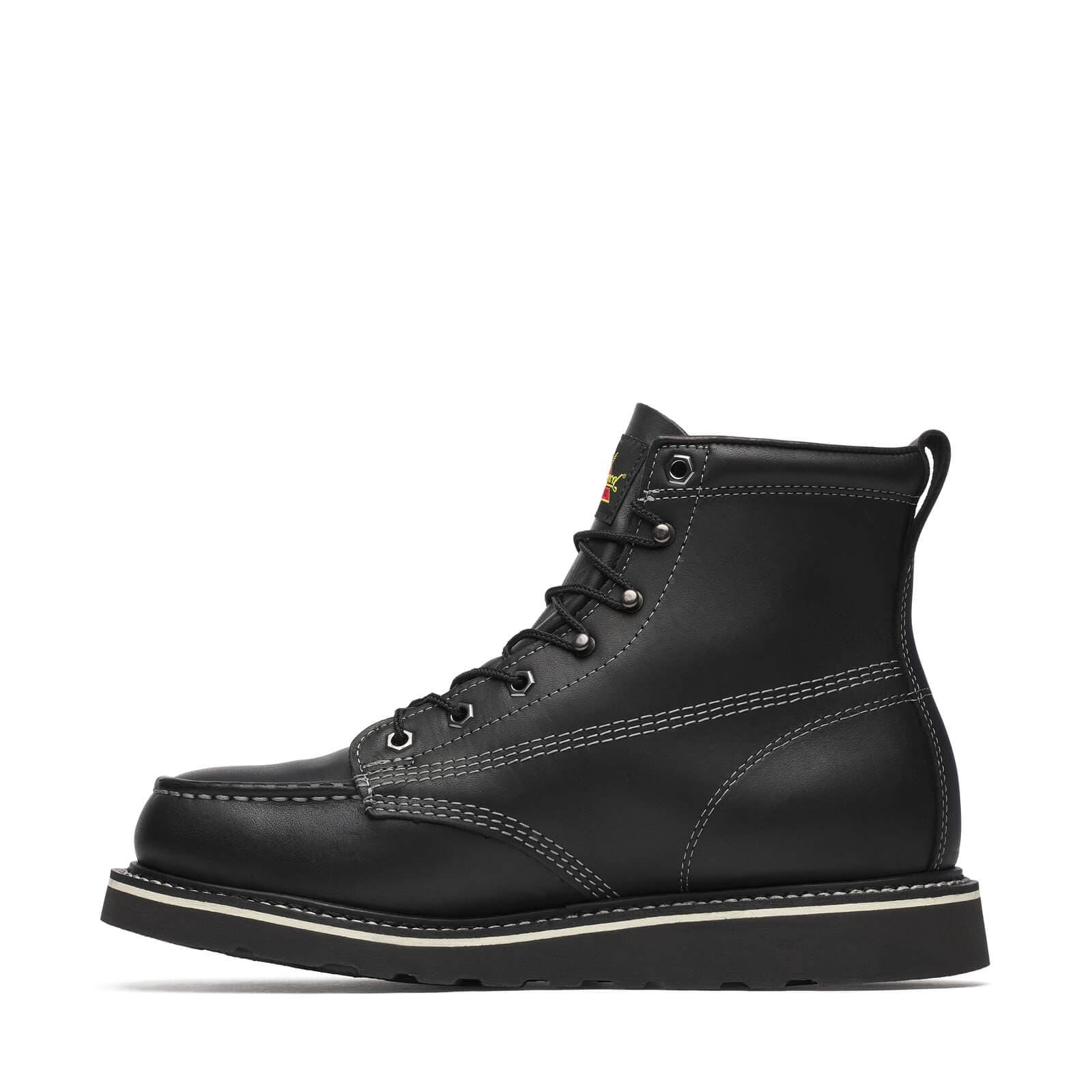 Thorogood Uniform Boots Fire_Safety_USA Thorogood Midnight Series 6″ Black Moc Toe - Men's
