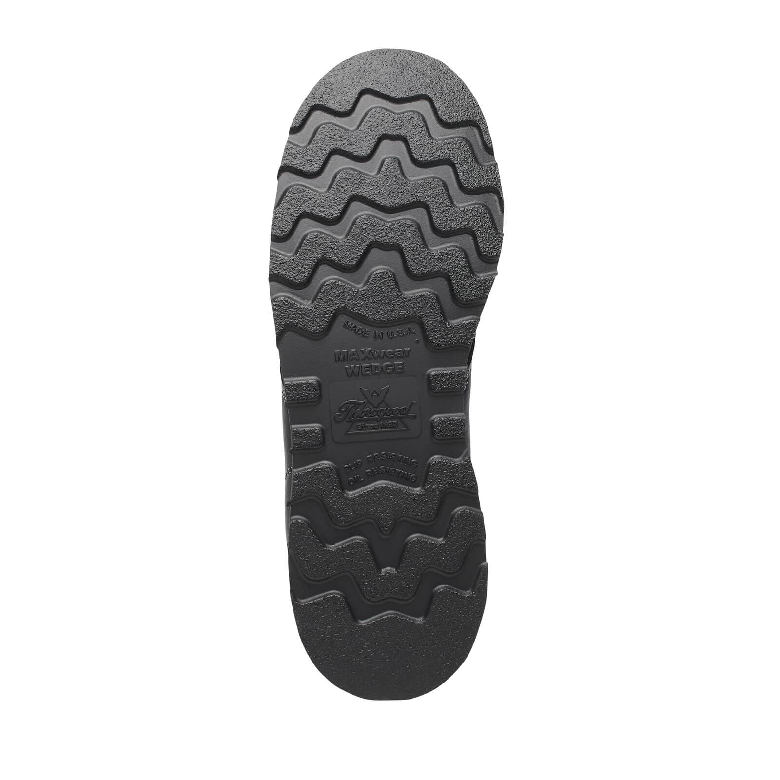 Thorogood Uniform Boots Fire_Safety_USA Thorogood Midnight Series 6″ Black Moc Toe - Men's