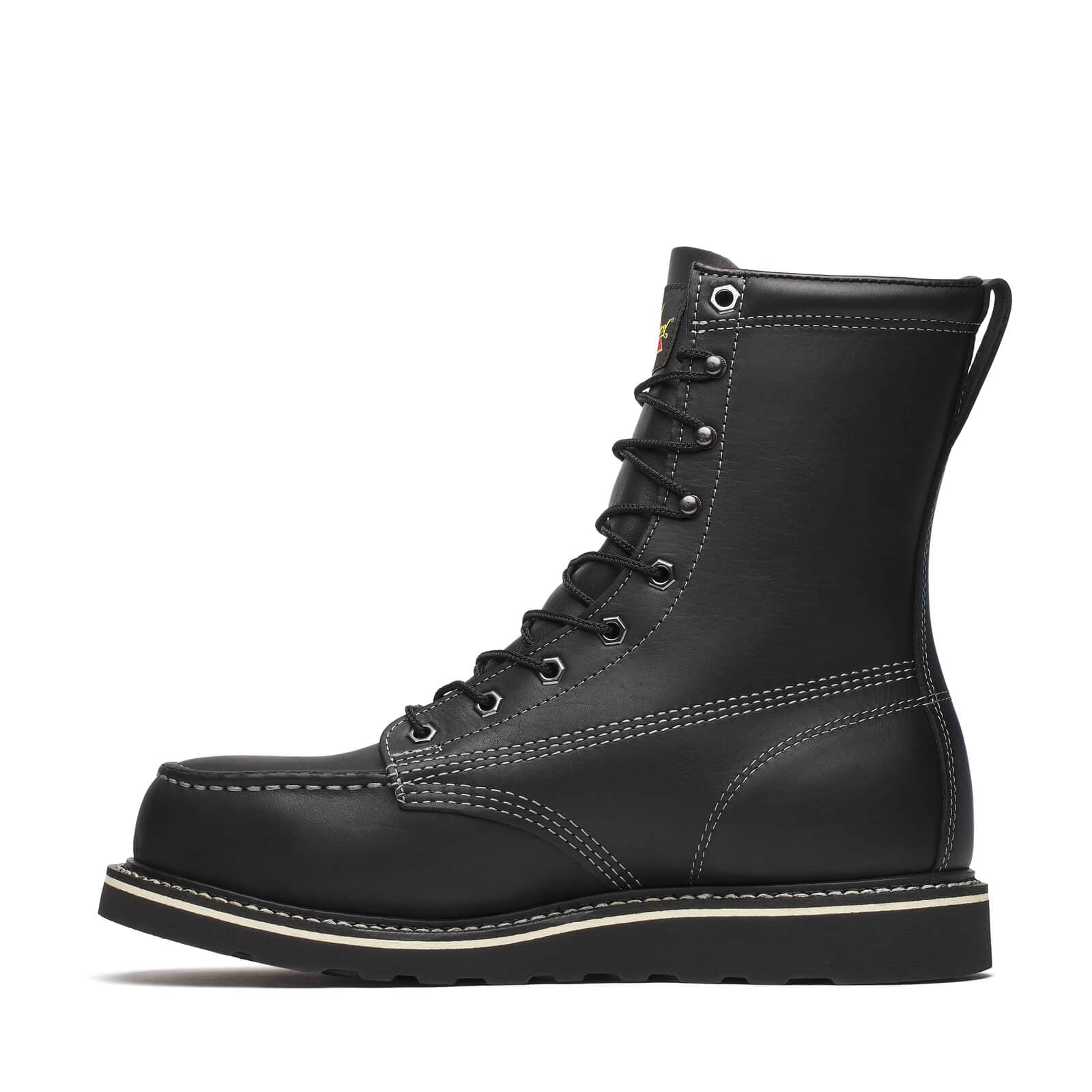 Thorogood Uniform Boots Fire_Safety_USA Thorogood Midnight Series 8″ Black Moc Safety Toe - Men's