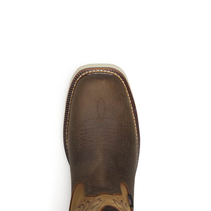 Thorogood Uniform Boots Fire_Safety_USA Thorogood Square Toe Wellington 11″ Pebble Bottom/Crazy Horse Upper - Men's