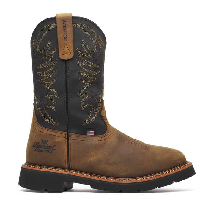 Thorogood Uniform Boots Fire_Safety_USA Thorogood Square Toe Wellington Waterproof 11″ Non-Safety Toe - Men's