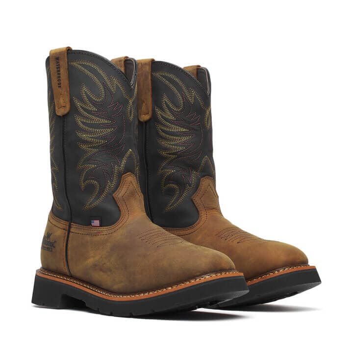 Thorogood Uniform Boots Fire_Safety_USA Thorogood Square Toe Wellington Waterproof 11″ Non-Safety Toe - Men's