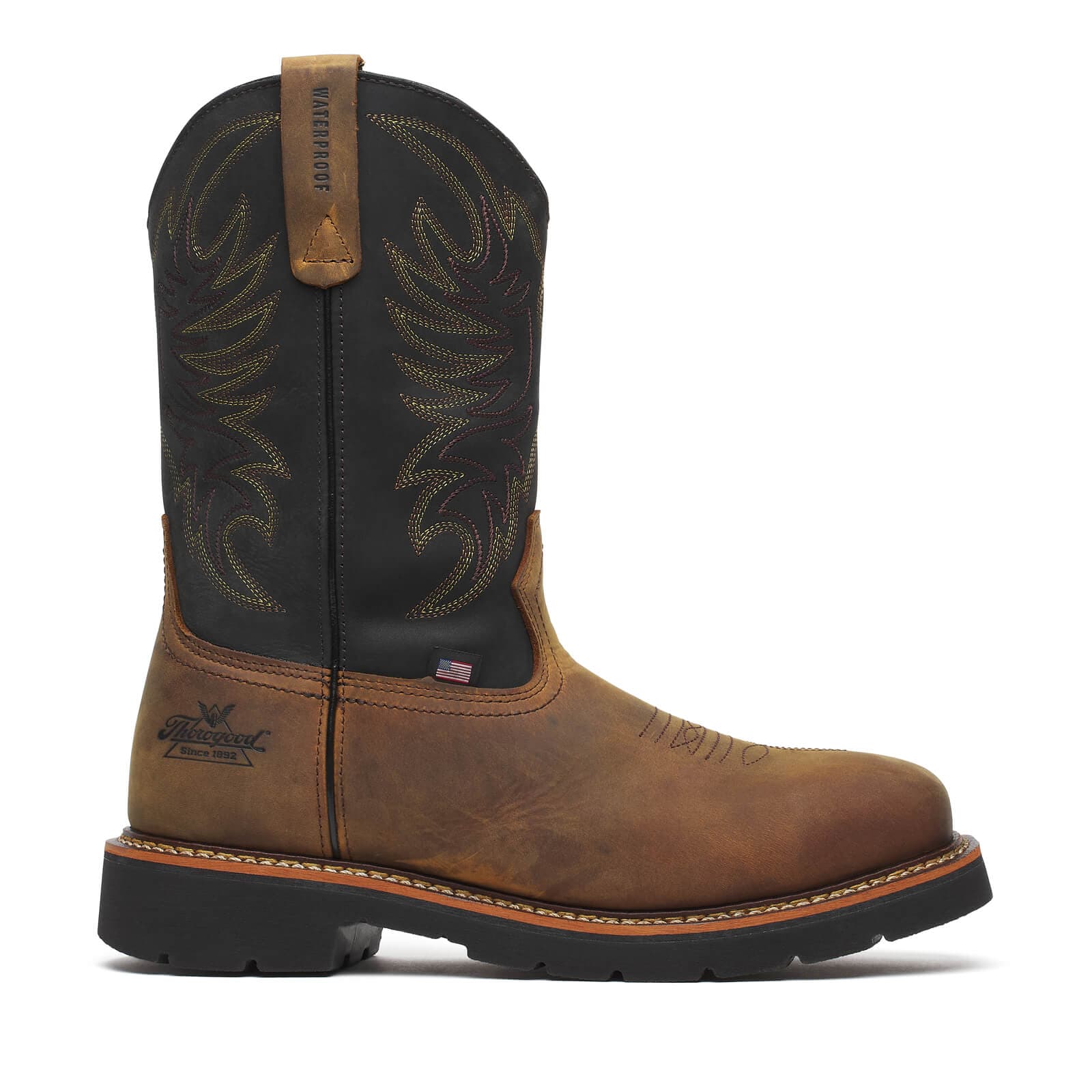 Thorogood Uniform Boots Fire_Safety_USA Thorogood Square Toe Wellington Waterproof 11″ Safety Toe - Men's