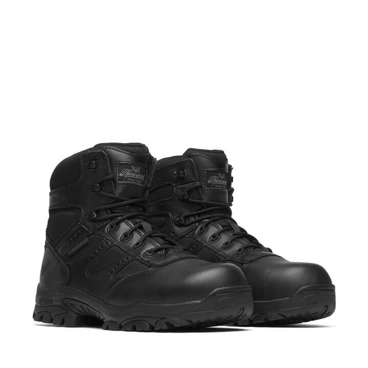 Thorogood Uniform Boots Fire_Safety_USA Thorogood The Deuce Series Waterproof 6″ Composite Safety Toe Tactical Side-Zip - Men's