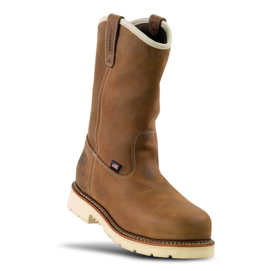 Thorogood Uniform Boots Fire_Safety_USA Thorogood Waterproof 11″ Crazy Horse Safety Toe - Men's