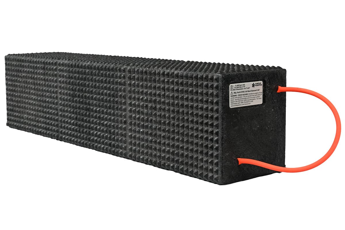 Turtle Plastics Cribbing Blocks Fire_Safety_USA Turtle Plastics Black Diamond Crib®