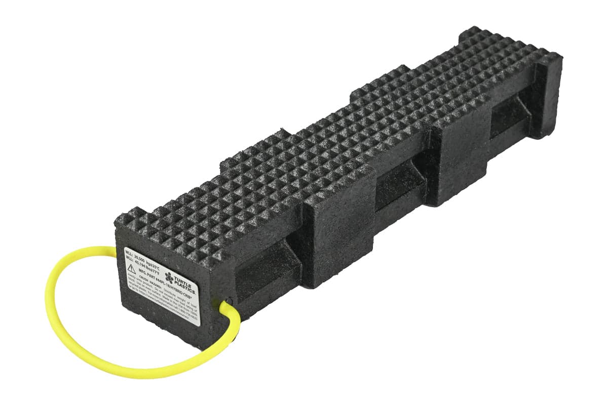 Turtle Plastics Cribbing Blocks Fire_Safety_USA Turtle Plastics Hybrid Crib®