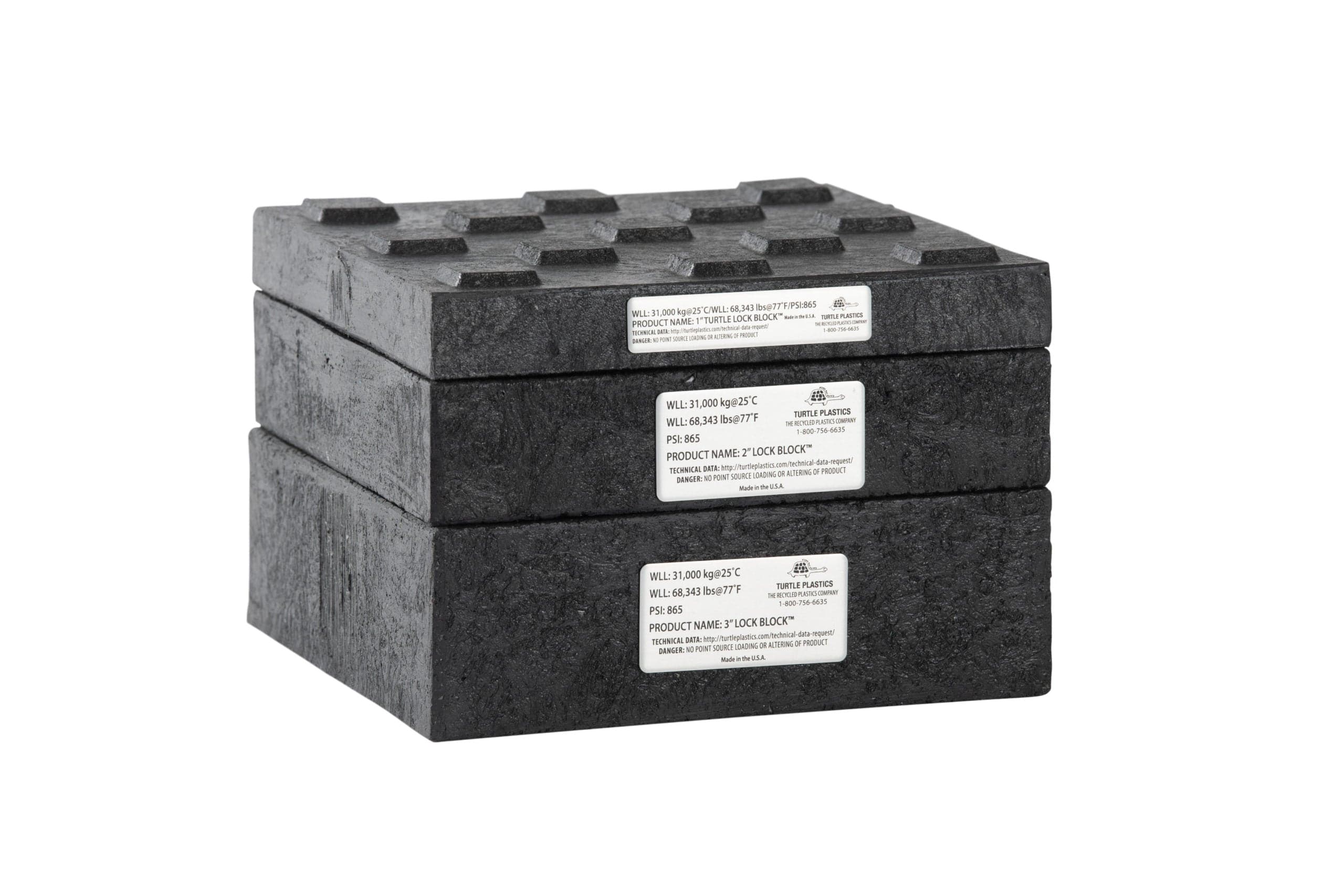 Turtle Plastics Cribbing Blocks Fire_Safety_USA Turtle Plastics Lock Block/Blox®