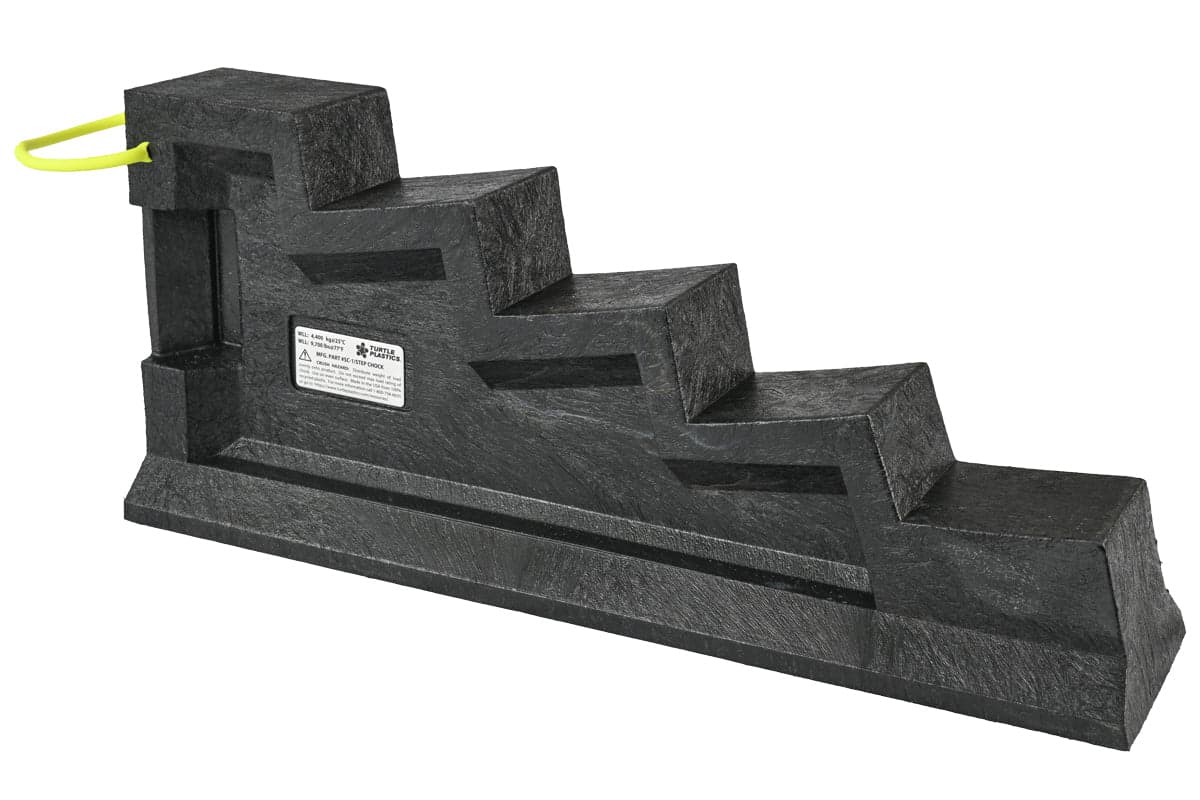Turtle Plastics Cribbing Blocks Fire_Safety_USA Turtle Plastics Standard Step Chocks