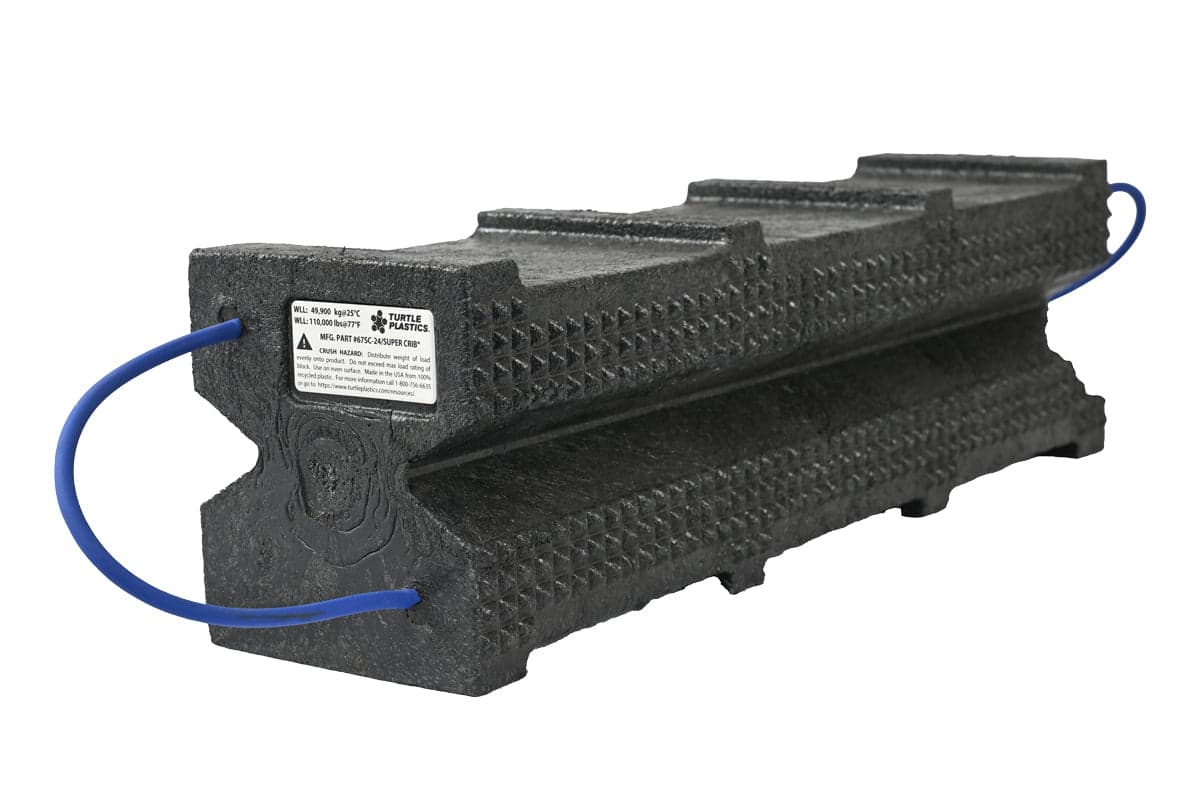 Turtle Plastics Cribbing Blocks Fire_Safety_USA Turtle Plastics Super Crib®