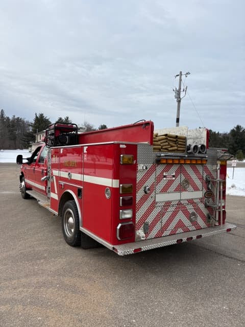 E-ONE Fire Truck Fire_Safety_USA Used 2003 Ford F550 Mini Pumper