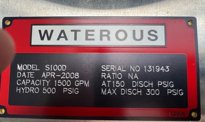 E-ONE Fire Truck Fire_Safety_USA Used 2008 Rosenbauer Rear Mount Pumper