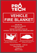 TechTrade LLC Fire Blankets Fire_Safety_USA Vehicle Fire Blanket Used for Extinguishing EV and Gas Vehicle Fires