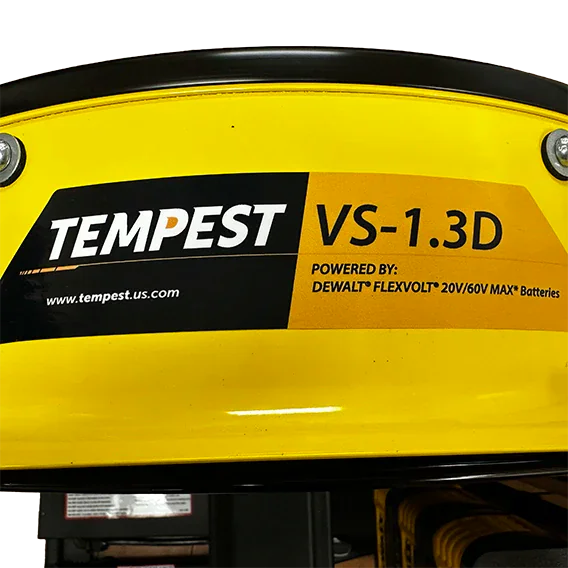 Tempest Fans & Blowers Fire_Safety_USA VS1.3 Dewalt Platform Battery Powered Fan