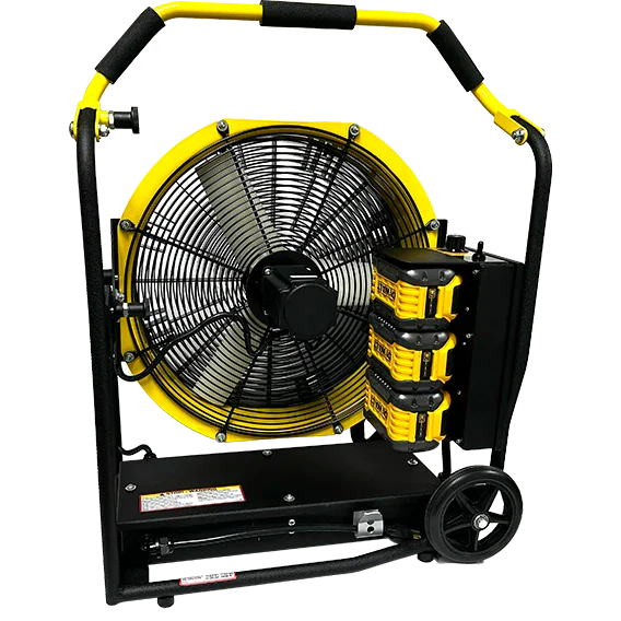Tempest Fans & Blowers Fire_Safety_USA VS1.3 Dewalt Platform Battery Powered Fan