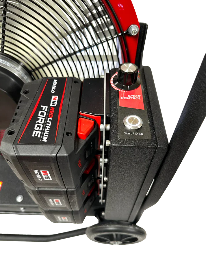 Tempest Fans & Blowers Fire_Safety_USA VS1.3 Milwaukee Platform Battery Powered Fan