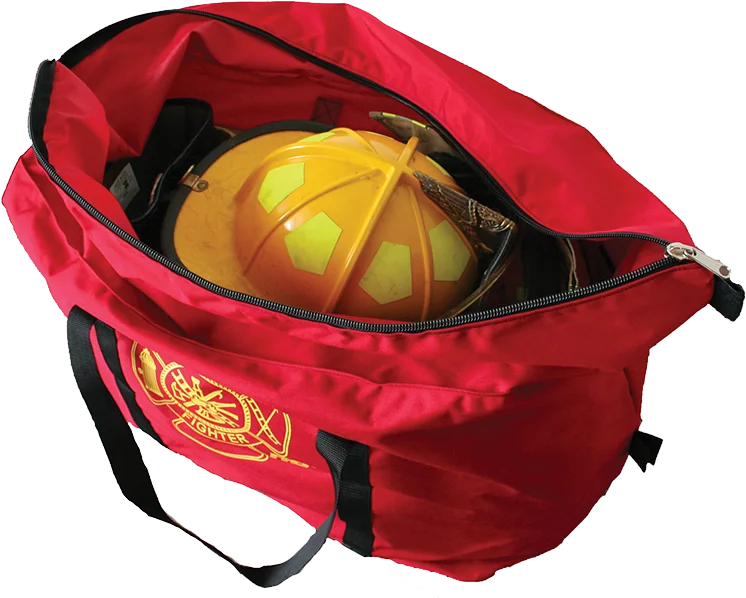 R & B Fabrication Firefighter Bags Fire_Safety_USA Wide Mouth Zippered Gear Bag