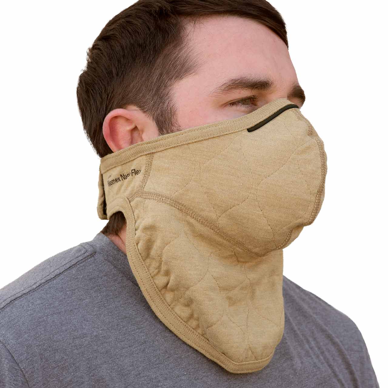 PGI Wildland Mask Fire_Safety_USA Wildland BarriAire™ Gold Particulate Mask with Neck Gaiter & 3M Trim