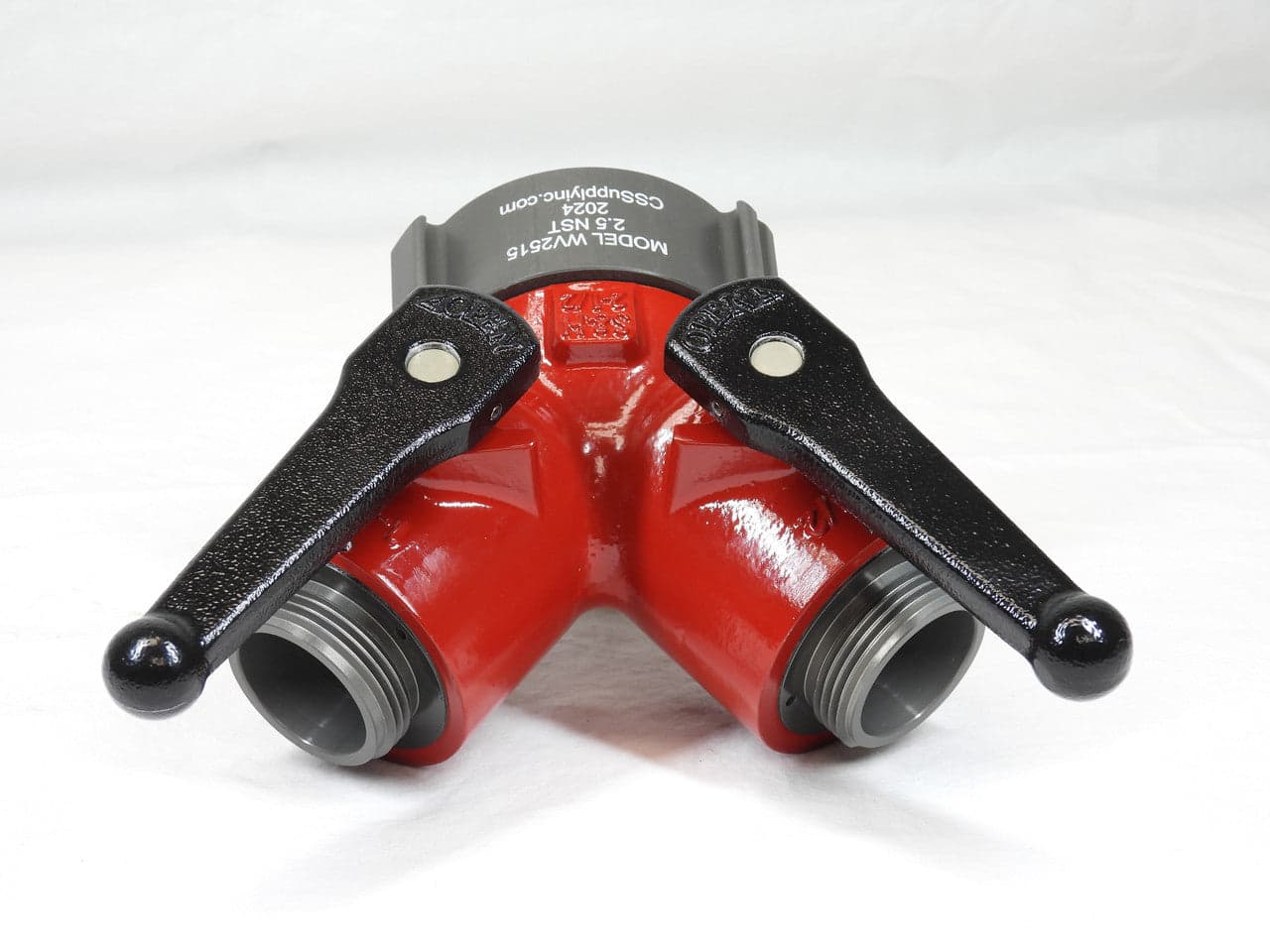 C & S Supply Wyes Fire_Safety_USA Wye Valve 2 1/2" F NST with 2 X 1 1/2" M