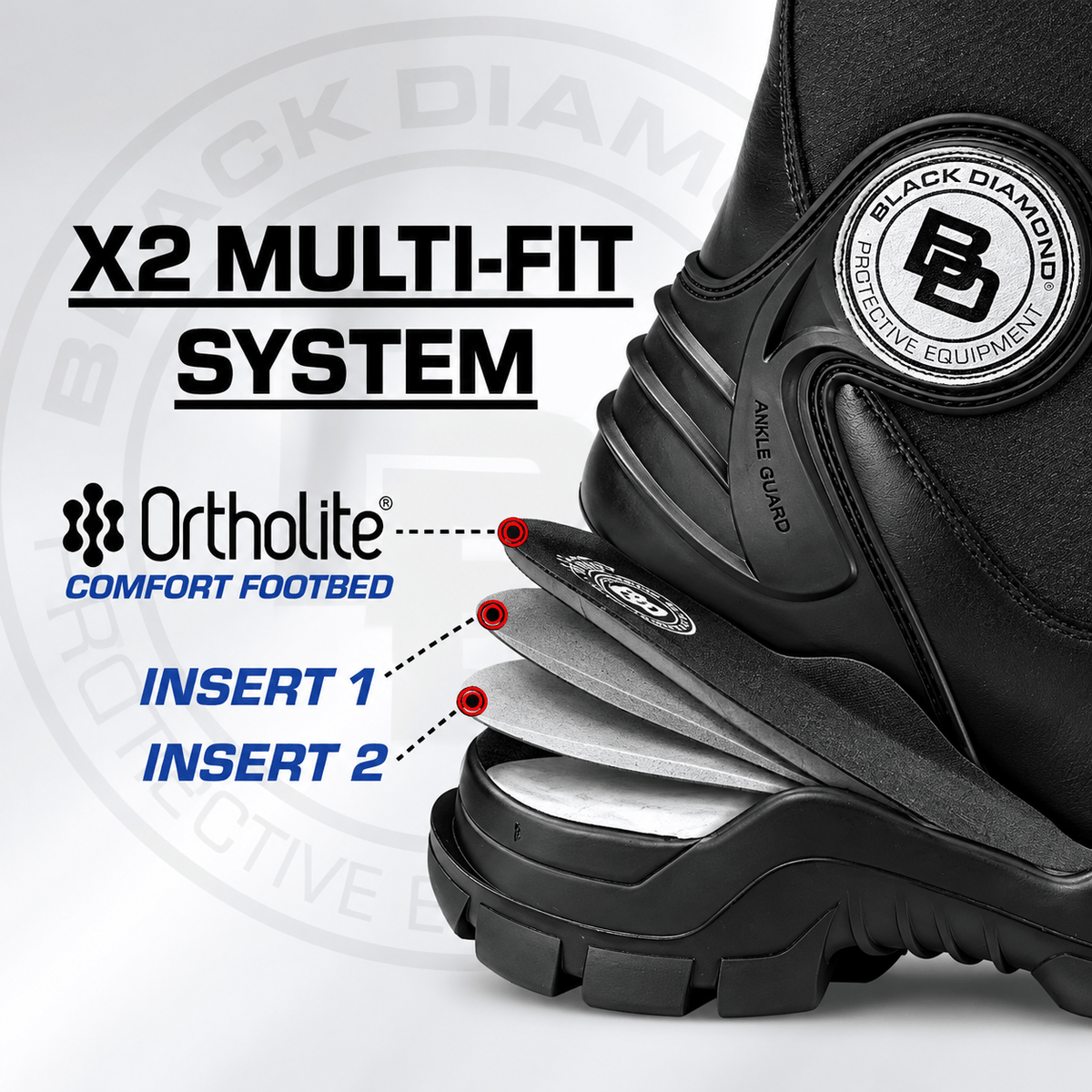 Black Diamond Boots Fire_Safety_USA X2 Leather Fire Boot