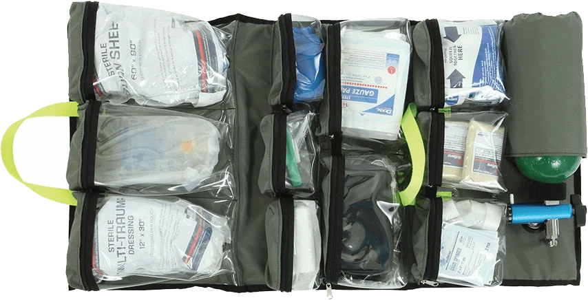 R & B Fabrication First Aid Kit Fire_Safety_USA Z Pak Trauma Supply Insert