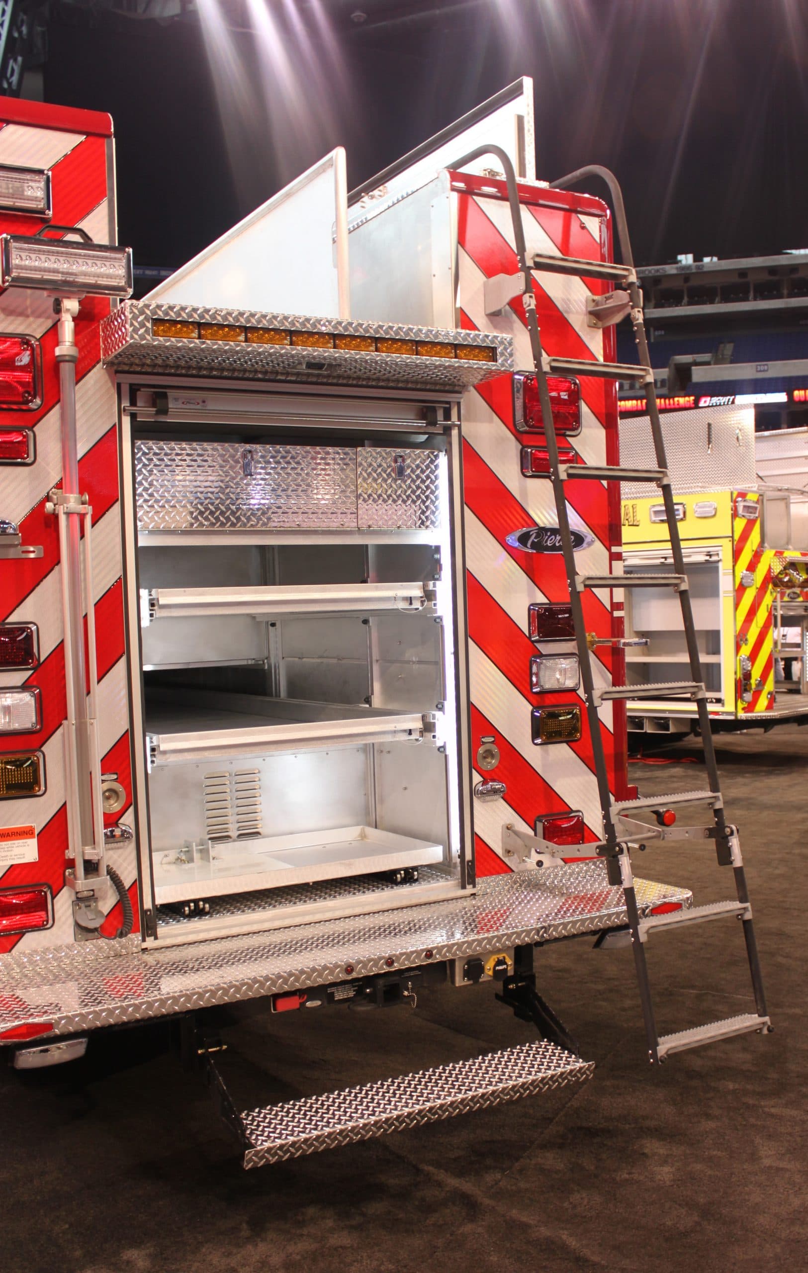 Ziamatic Apparatus Equipment Fire_Safety_USA Ziamatic 15" Width Swing Out & Down Vehicle Ladders