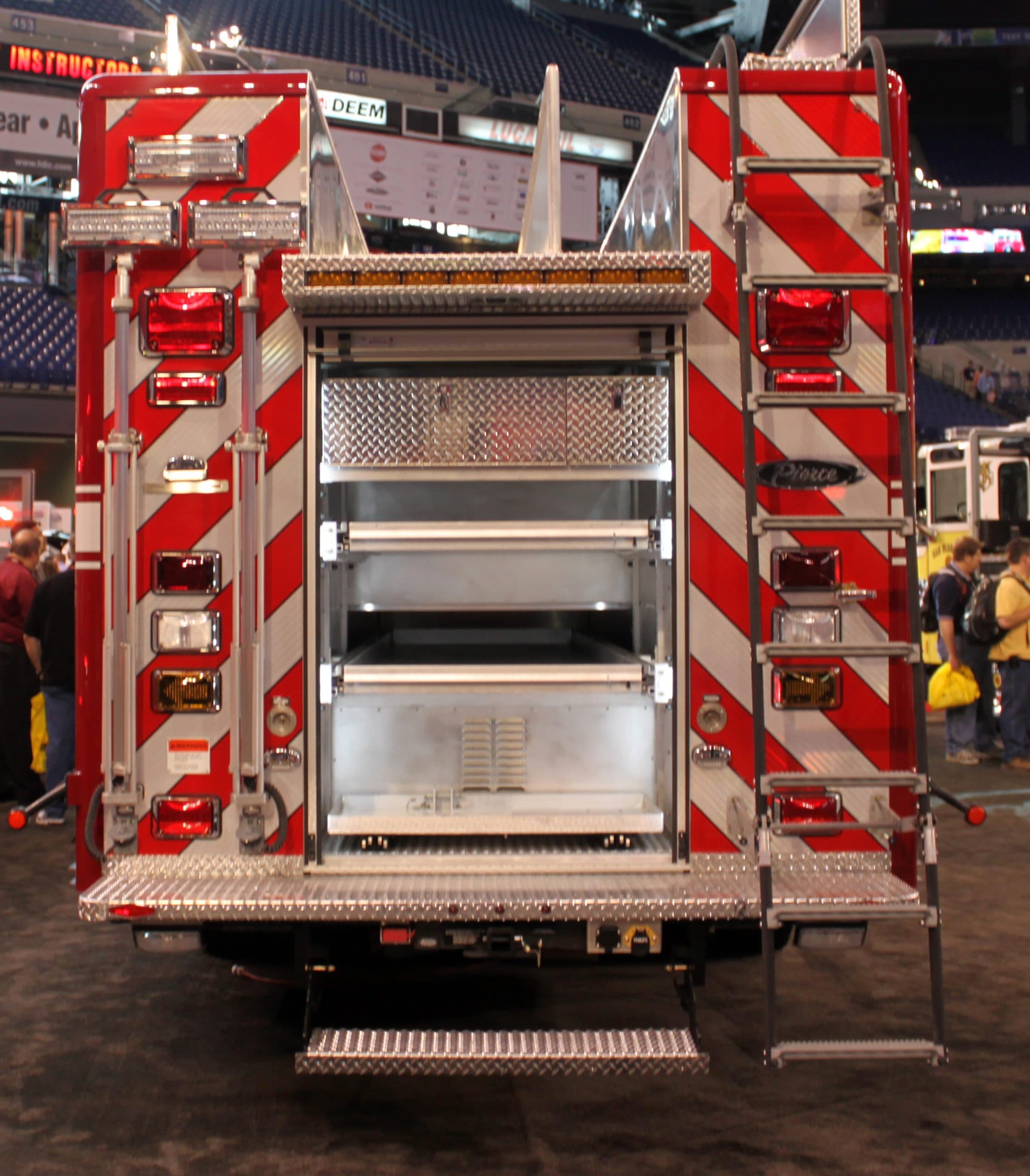 Ziamatic Apparatus Equipment Fire_Safety_USA Ziamatic 15" Width Swing Out & Down Vehicle Ladders