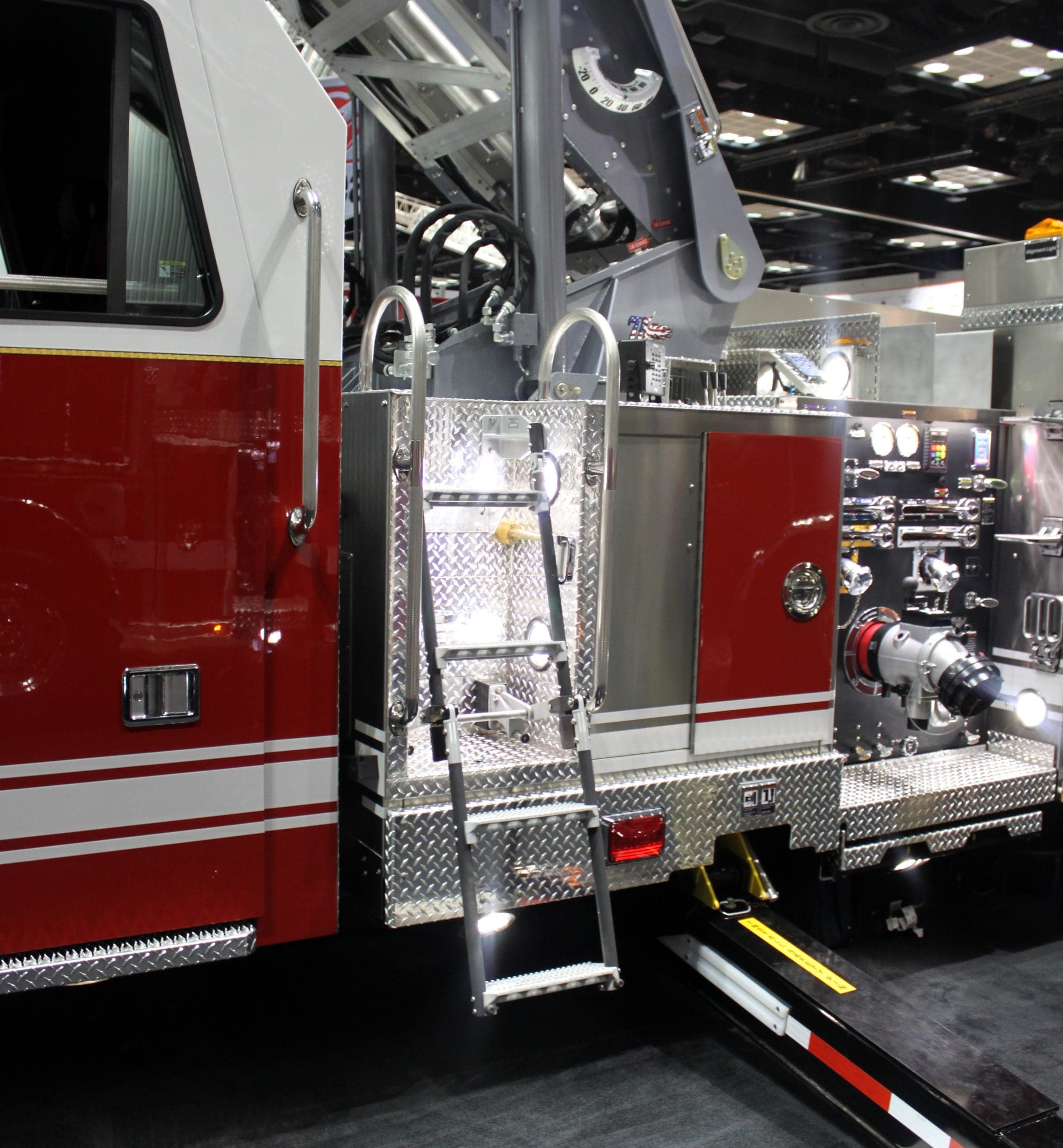 Ziamatic Apparatus Equipment Fire_Safety_USA Ziamatic 15" Width Swing Out & Down Vehicle Ladders