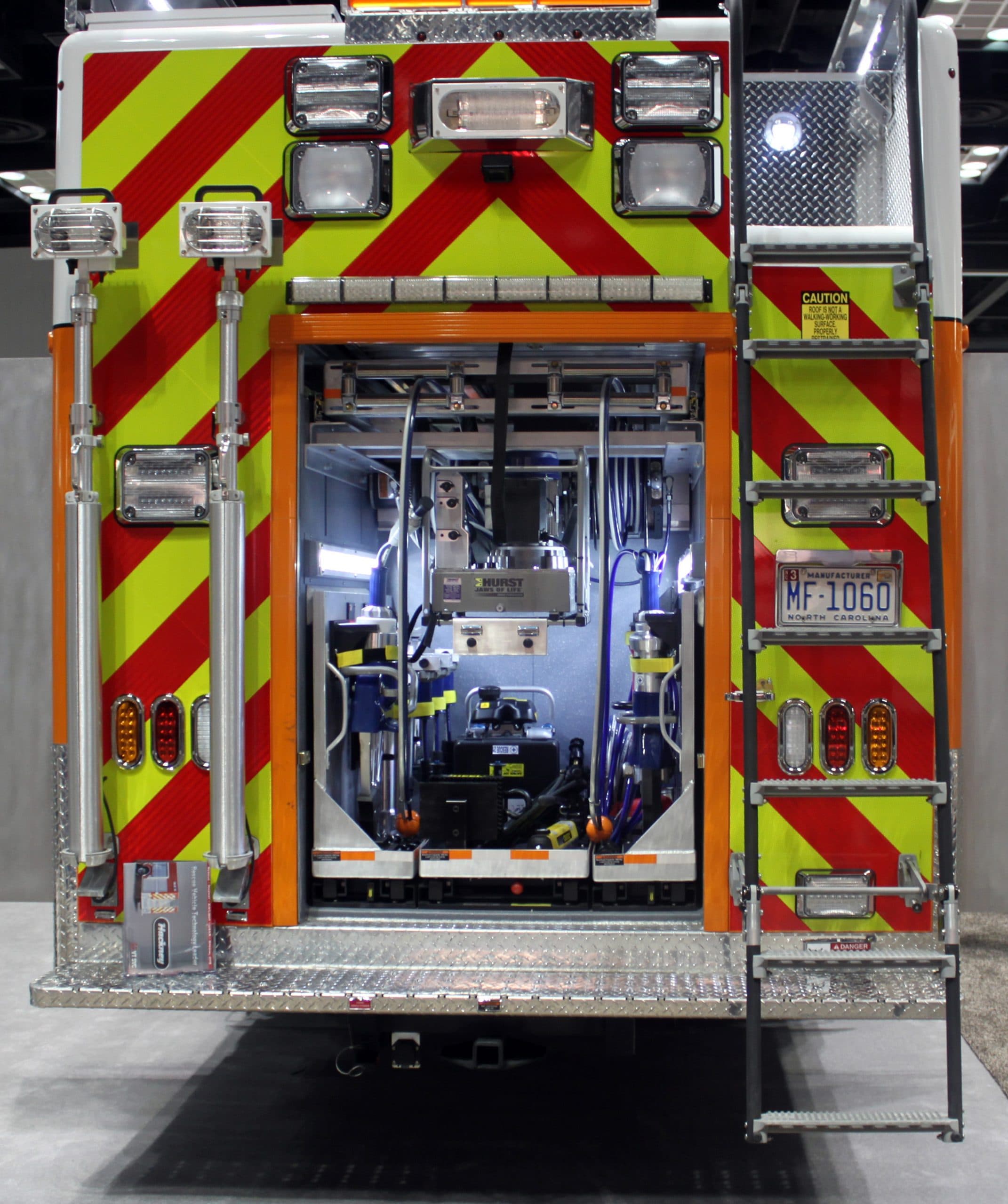 Ziamatic Apparatus Equipment Fire_Safety_USA Ziamatic 15" Width Swing Out & Down Vehicle Ladders