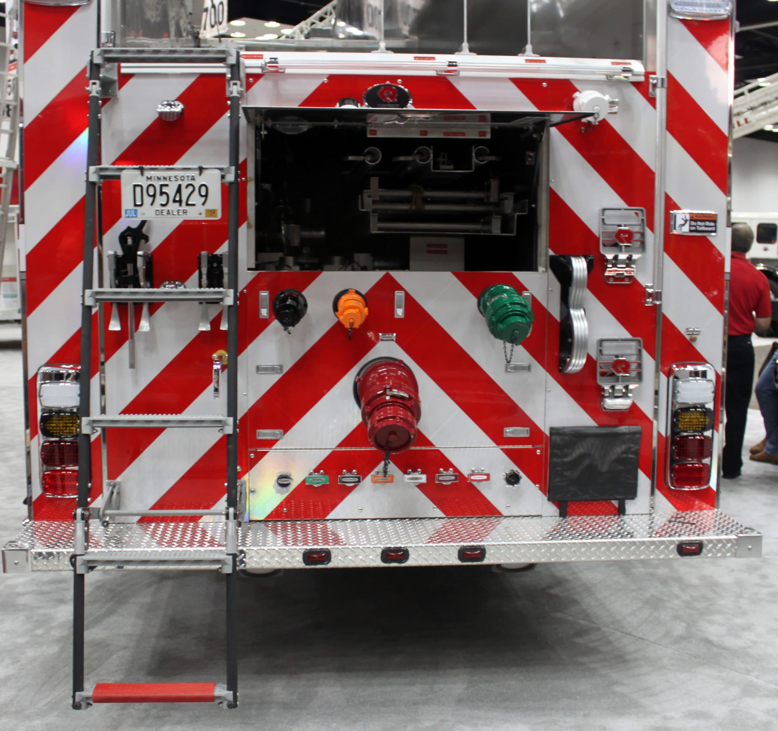 Ziamatic Apparatus Equipment Fire_Safety_USA Ziamatic 18" Width Swing Out & Down Vehicle Ladders