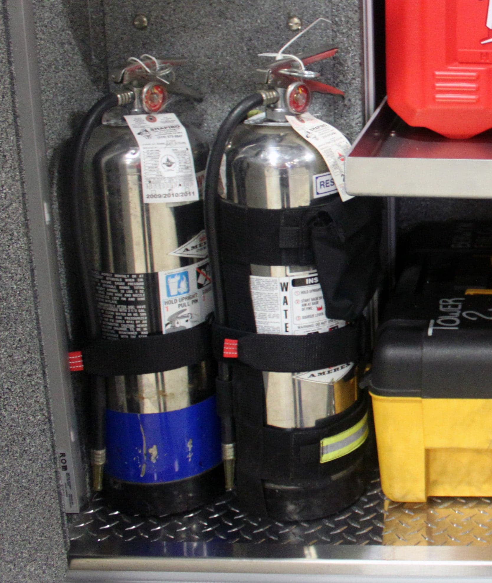 Ziamatic Utility Straps Fire_Safety_USA Ziamatic Cylinder Mounting System - Complete