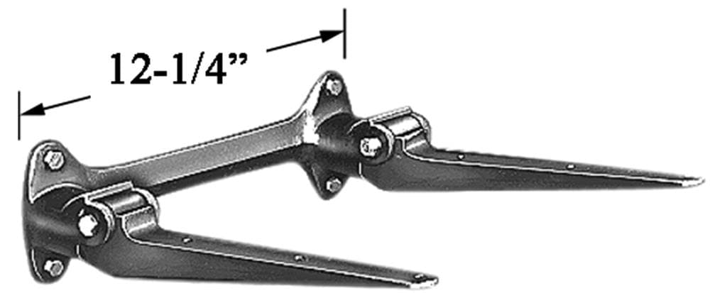 Ziamatic Apparatus Equipment Fire_Safety_USA Ziamatic Double Fold-Down Seat Bracket