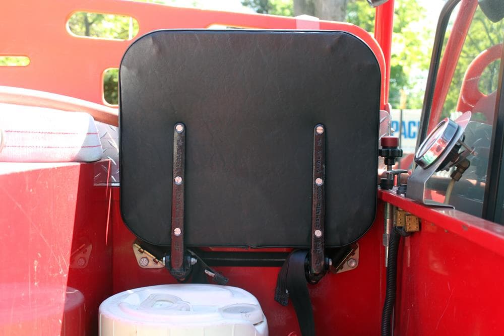 Ziamatic Apparatus Equipment Fire_Safety_USA Ziamatic Double Fold-Down Seat Bracket w/ Seat Cushion