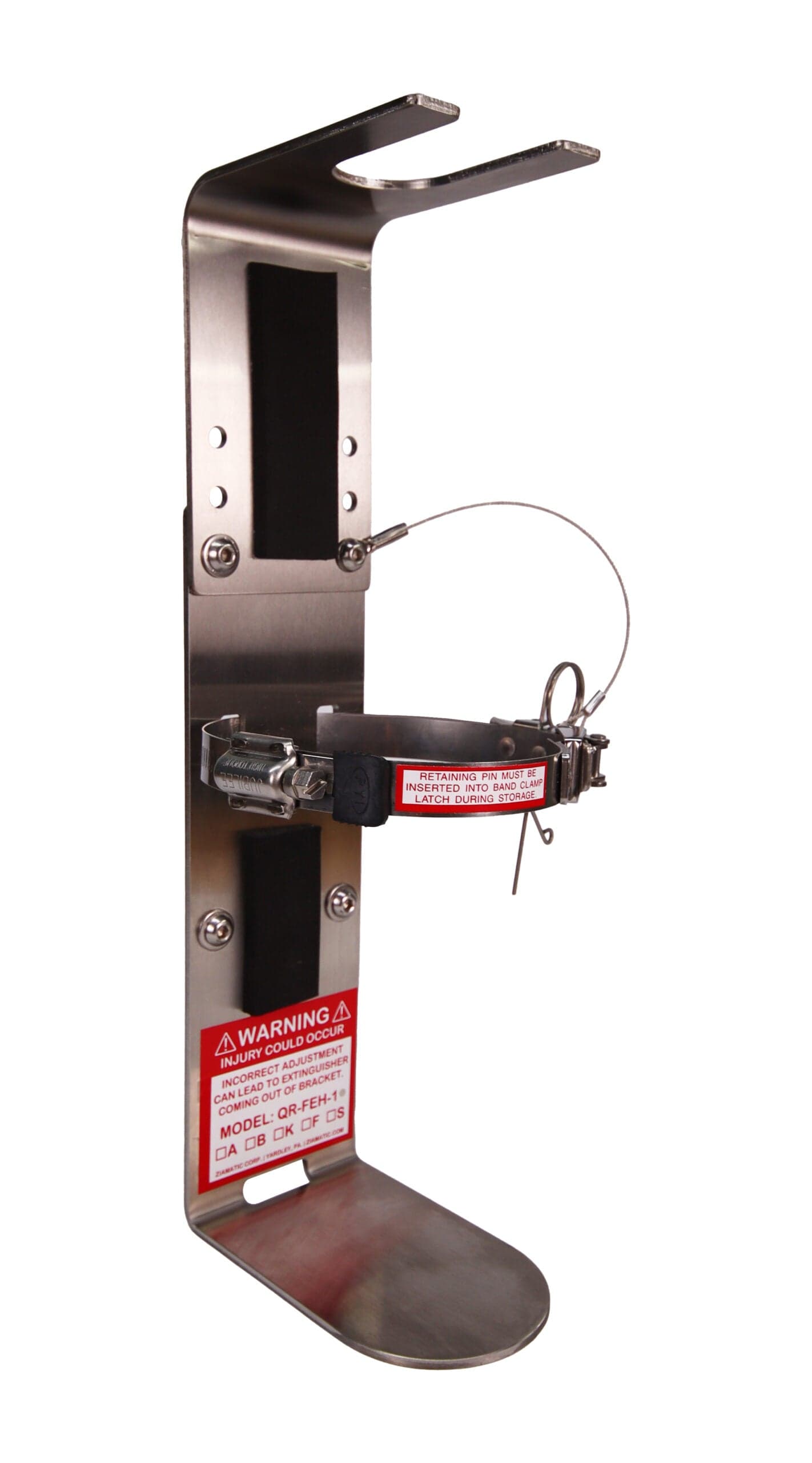 Ziamatic Mounting Brackets Fire_Safety_USA Ziamatic Fire Extinguisher Holder - 5 lb.