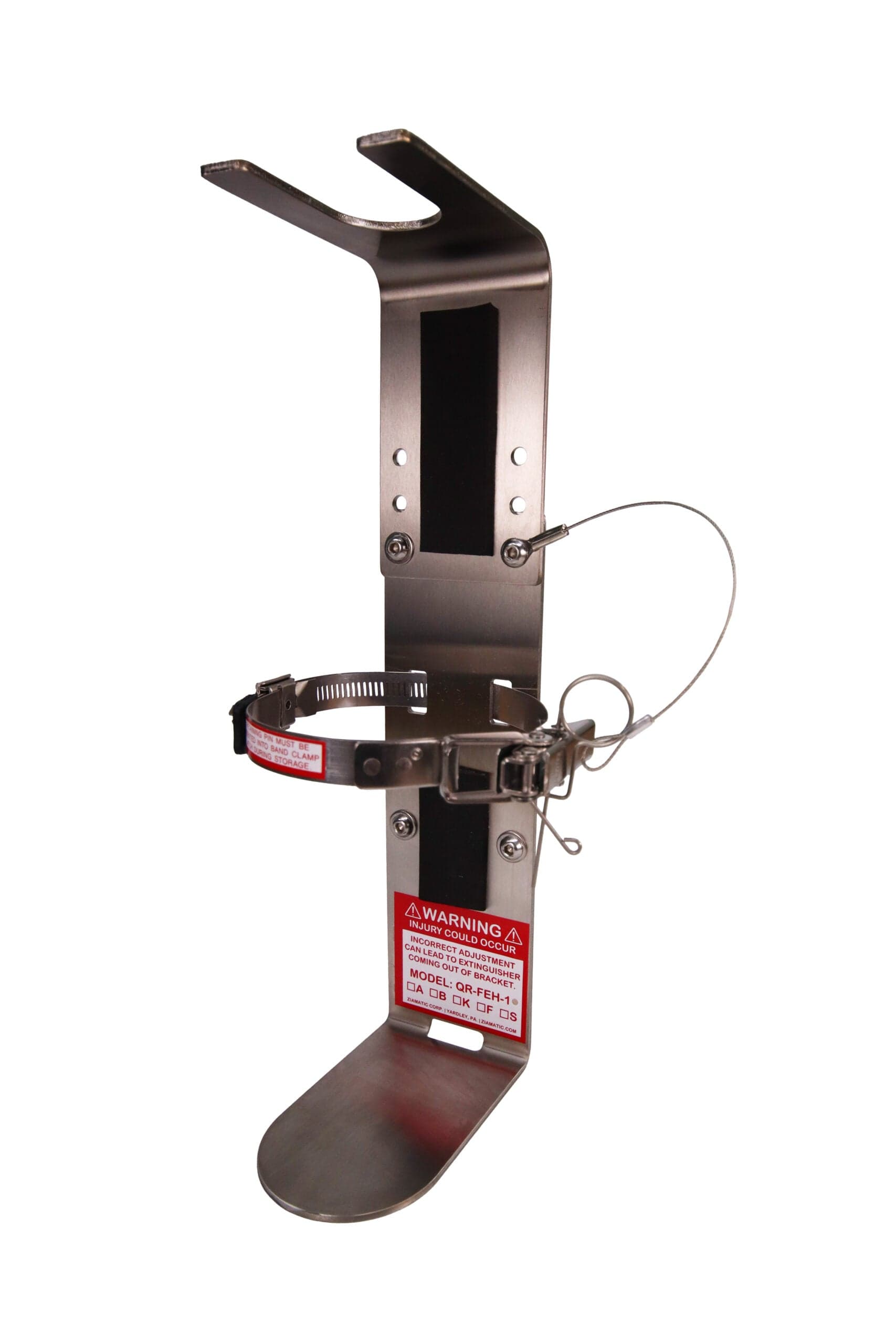 Ziamatic Mounting Brackets Fire_Safety_USA Ziamatic Fire Extinguisher Holder - 5 lb.
